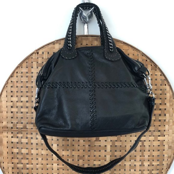 Carla Mancini Genuine Leather Crossbody Bag - Picture 1 of 13